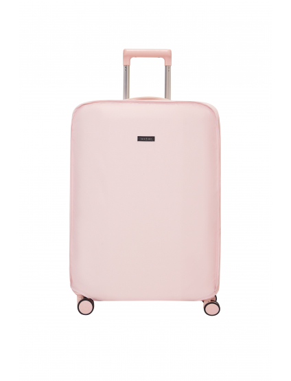 Картинка Захисний чохол для валізи ECO TRAVEL MEDIUM рожевий